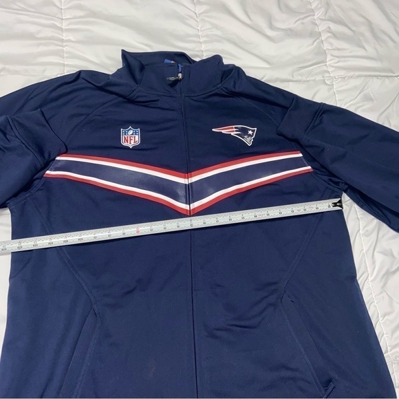 Reebok Onfield Track Jacket New England Patriots 2XL Full Zip - Picture 4 of 7